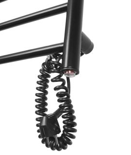 Полотенцесушитель электрический Domoterm Аврора DMT 109-5 50x60 EK R чёрный